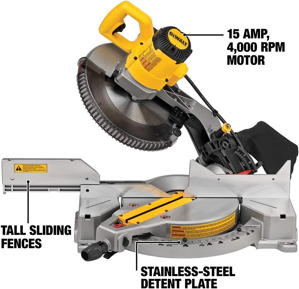 💥Clearance Sale🔥 DEWALT Table Saw,Reciprocating Saw,Miter Saw COMBO KIT. (15-TOOL)