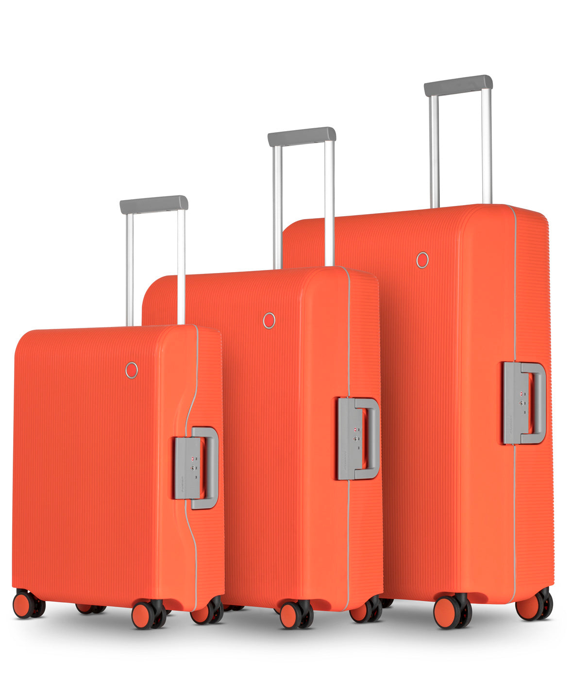 Fusion 3 piece Suitcase Set, Orange