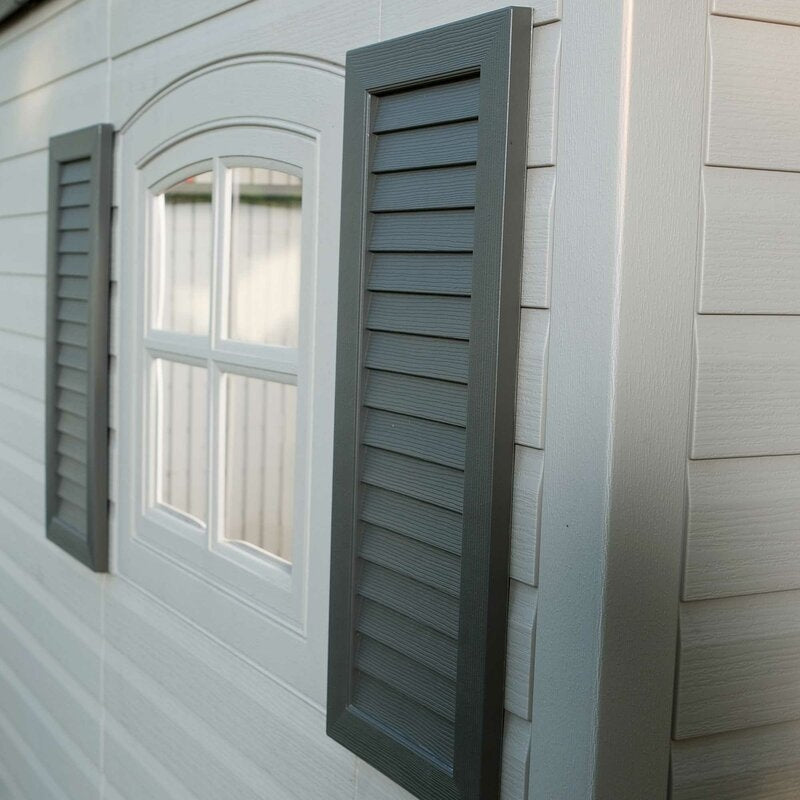 15 ft. x 8 ft. Double Door Storage Shed